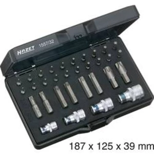 Sada bitů 32 dílů Sada šroubovacích nástrojů TORX Hazet 1557/32 25 mm, 35 mm, 32dílná