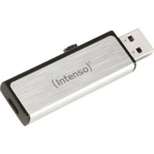 USB paměť pro smartphony/tablety Intenso Mobile Line, 8 GB, USB 2.0, microUSB 2.0, stříbrná