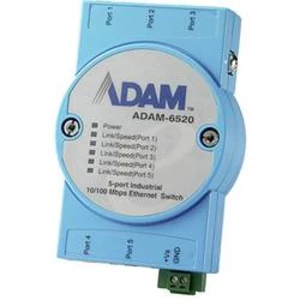 Přepínač LAN Advantech ADAM-6520, Počet výstupů 5 x, 12 V/DC, 24 V/DC