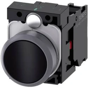 Tlačítko Siemens 3SU1130-0AB10-1CA0, černá, 1 ks