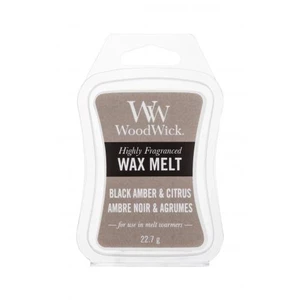 WoodWick Black Amber & Citrus 22,7 g vonný vosk unisex