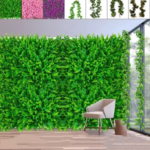 40x60cm DIY Artificial Plant Wall Plastic Home Garden TV Background Shop The Mall for Home Decoration Green Carpet Turf