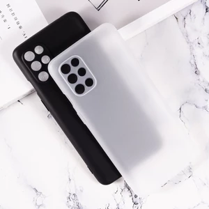 Bakeey for OnePlus 8T Case Pudding Frosted Shockproof Ultra-Thin Non-Yellow with Lens Protector Soft TPU Protective Case
