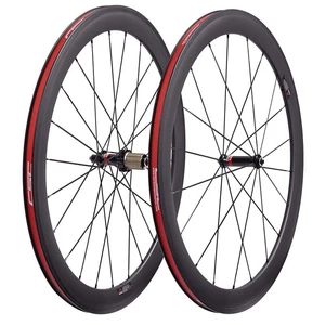 [EU Direct] Super Light R13 700C Ceramic Carbon MTB Bicycle Wheelset 23/25mm Width 50mm Clincher Tubular Tubeless Road B