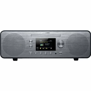 Mikro HiFi systém MUSE M-885 DBT čierny mikrosystém, výkon 80 W, hudba cez Bluetooth, CD, USB, vstup AUX, digitálny DAB+ tuner, NFC, 2,8" farebný TFT 