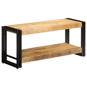 TV Cabinet 35.4"x11.8"x15.7" Solid Mango Wood