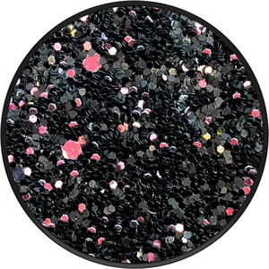 POPSOCKETS Sparkle Black  stojan na mobil čierna, trblietavý efekt