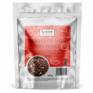 MIXÁNO Do špajzu hovězí kompletní směs pro pejsky 300 g