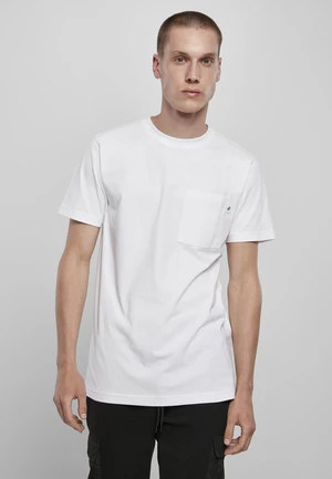 Základní kapesní tričko z organické bavlny bílé