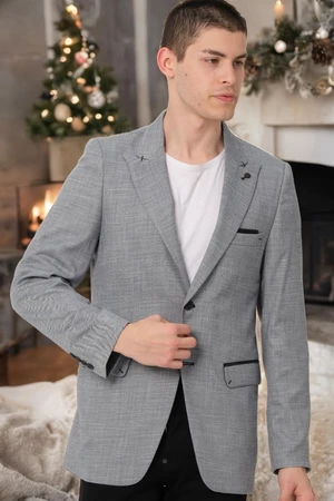 C9058 DEWBERRY MEN'S JACKET-SOLID GREY