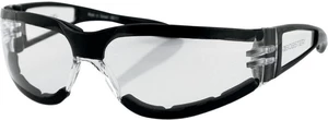 Bobster Shield II Adventure Gloss Black/Clear Motoros szemüveg