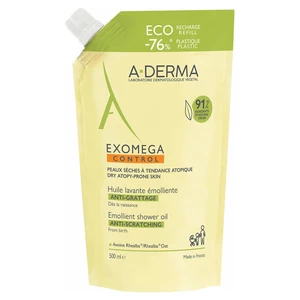 A-DERMA Exomega Control Sprchový olej 500 ml - ECO Náplň 500 ml