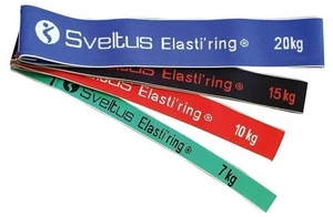 Sveltus Set of 4 Elasti'ring 7 kg-10 kg-15 kg-20 kg Multi Ekspander