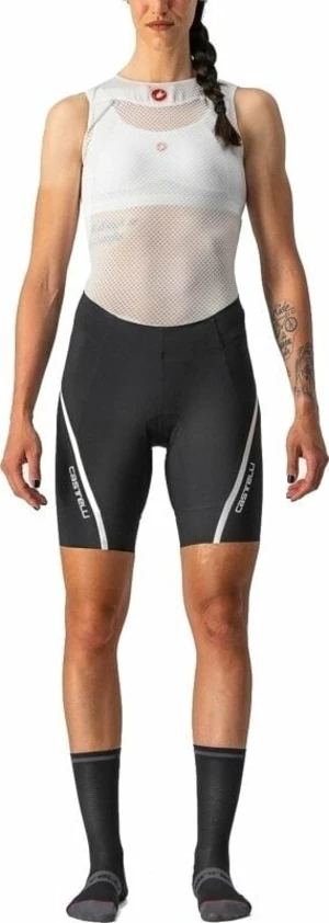 Castelli Velocissima 3 W Black/Silver S Pantaloncini e pantaloni da ciclismo