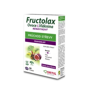 ORTIS Fructolax ovoce & vláknina 30 tablet, poškozený obal