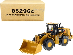 CAT Caterpillar 980K Wheel Loader Rock Configuration with Operator "Core Classics Series" 1/50 Diecast Model by Diecast Masters