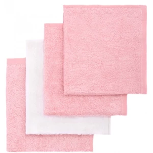 T-TOMI BIO Bamboo Baby Washcloths mycí žínka Pink 25 x 25 cm 4 ks