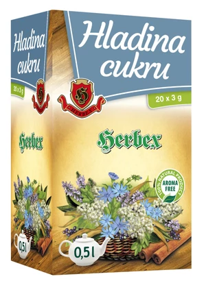 Herbex Hladina cukru sáčky 20 x 3 g