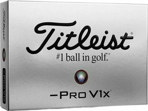 Titleist Pro V1x 2023 White Left Dash