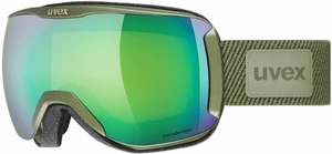 UVEX Downhill 2100 Planet White Shiny Mirror Scarlet/CV Green Lyžařské brýle