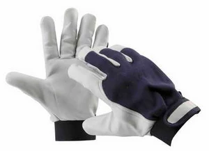 CERVA Pracovní rukavice PELICAN BLUE, kozinková dlaň, velikost 10