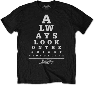 Monty Python T-Shirt Unisex Bright Side Eye Test Unisex Black XL