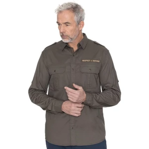 Bushman košile Stuart dark brown L