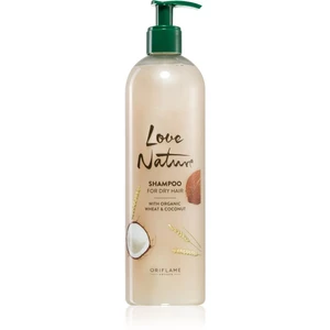 Oriflame Love Nature Organic Wheat & Coconut hydratační šampon pro suché vlasy 500 ml