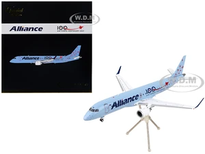 Embraer ERJ-190 Commercial Aircraft "Alliance Airlines - 100th Anniversary Royal Australian Air Force" Blue "Gemini 200" Series 1/200 Diecast Model A