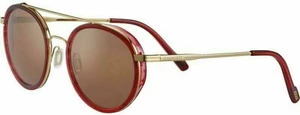 Serengeti Geary Red Streaky/Bold Gold/Mineral Polarized Drivers Gold Lifestyle brýle