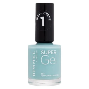 RIMMEL LONDON Super Gel lak na nehty Step1 093 Peppermint Promis 12 ml