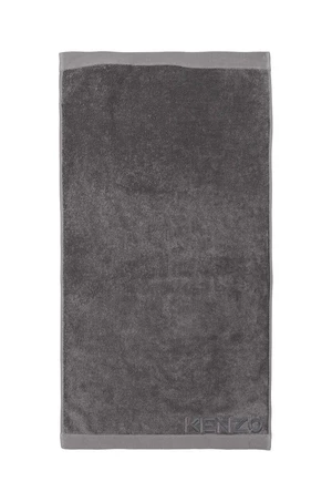 Malý bavlnený uterák Kenzo Iconic Gris 45x70?cm