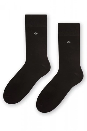 Steven 056 099 černé Pánské oblékové ponožky 39/41 černá