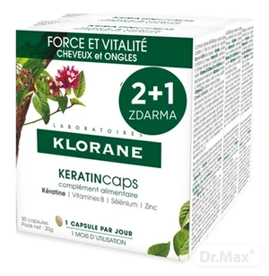 KLORANE promo Keratincaps TRIO (2+1 zdarma)