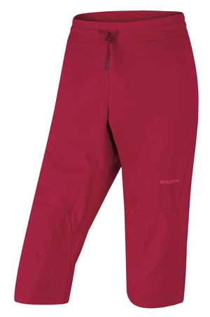 Husky Speedy L S, magenta Dámské outdoorové 3/4 kalhoty