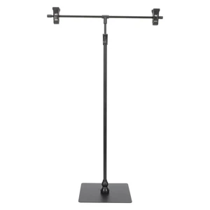 Picture Stands Table Advertising Display Height Adjustable Poster T-shaped Clip Multipurpose Sign Holders