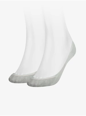 Ponožky pre ženy Tommy Hilfiger - svetlosivá