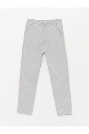 LC Waikiki Basic Boy's Sweatpants with Elastic Waist.