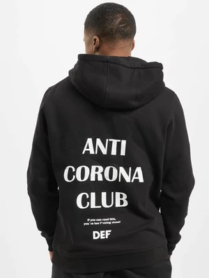 Anti Corona Hoody Black