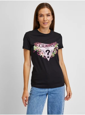 Black Women's T-Shirt Guess - Women