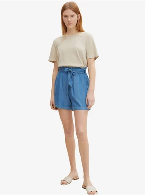 Tom Tailor Denim Blue Women's Tie Shorts - Women