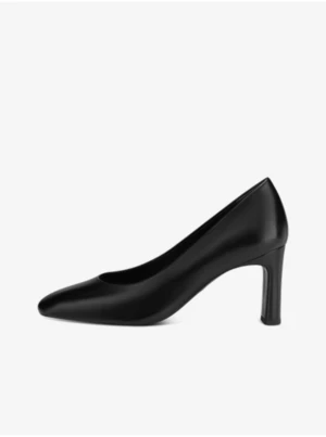 Tamaris Black Leather Pumps - Ladies