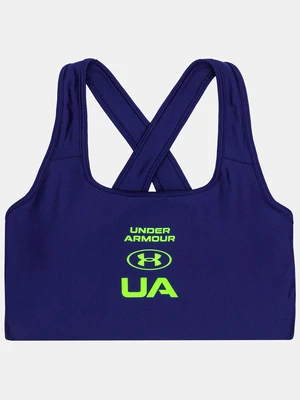 Under Armour Compression Bra Crossback Graphic-BLU - Women