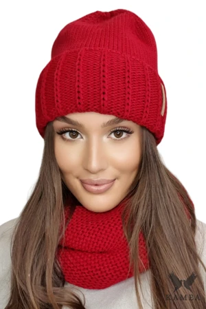 Set da donna Kamea Kamea_Set_Hat&Chimney_K.22.252.21_Red
