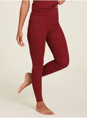 Red Patterned Women's Tranquillo Leggings - Women