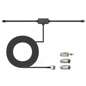 FM Radio Antenna FM Dipole Antenna for Stereo Receiver Music System FM Radio Home Stereo Audio Video Home Theater Receiver