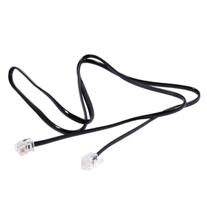 RJ11 6P4C Telephone Cable Cord ADSL Modem 1 Meters