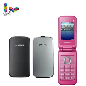 Original Samsung C3520 Flip Unlocked Mobile Phone 2.4 Inch GSM 1.3MP Refurbished Cellphone