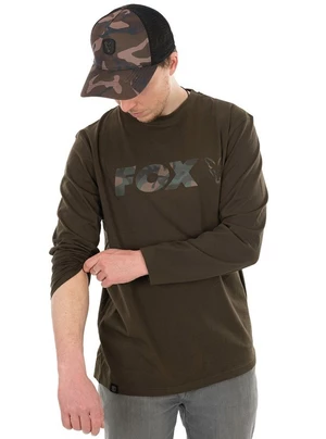 Fox triko Long Sleeve Khaki Camo T Shirt vel.XL