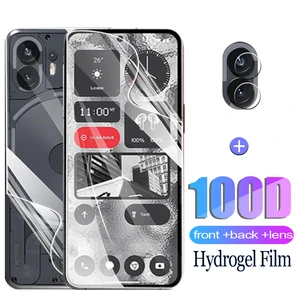Front Back Hydrogel Film For Nothing phone 2 Screen Protector Film No thing phone TWO phone2 (2) Camera Lens Protection Glass